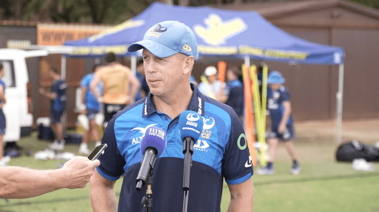 Simon Cron press conference ahead of the Waratahs home game