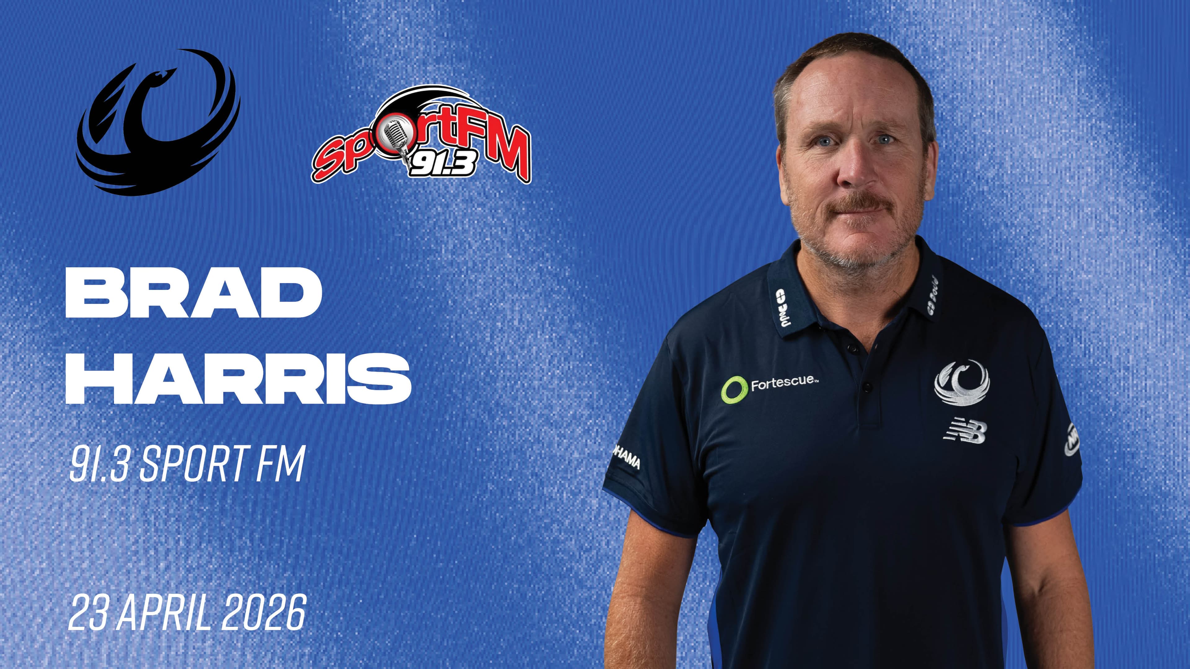 Force defence coach Brad Harris on 91.3 Sport FM during bye round