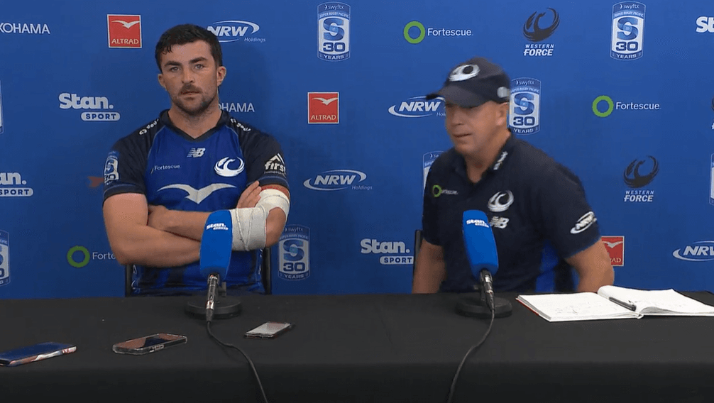 Western Force post-game press conference vs Chiefs - R7 2026