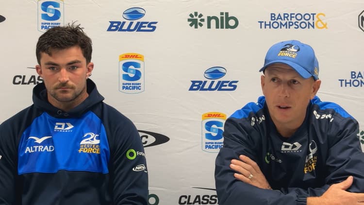 Western Force post-game press conference vs Blues