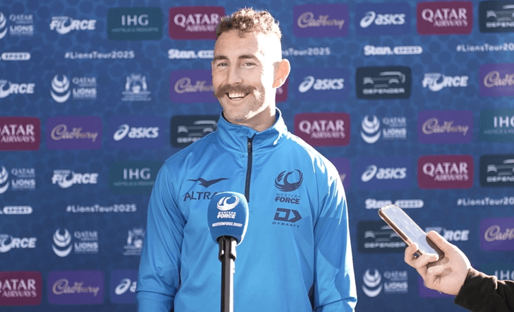 Nic White press conference to preview Lions clash