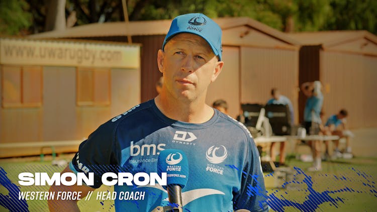 Simon Cron press conference ahead of Round 13 v NSW Waratahs