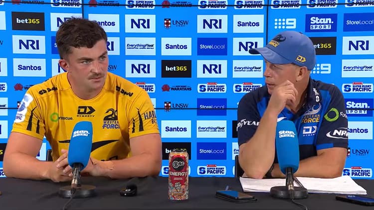 Western Force post-game press conference vs Waratahs