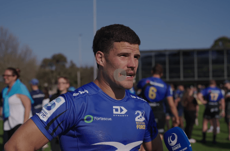Max Burey interview after starring in Super Rugby AUS win over Brumbies