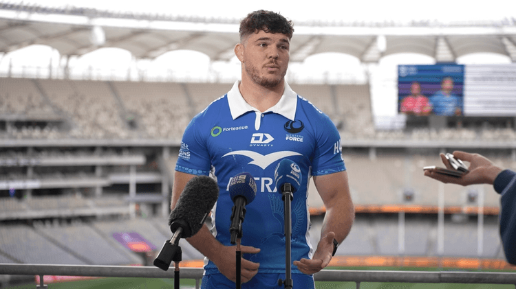 Carlo Tizzano re-signing press conference at Optus Stadium