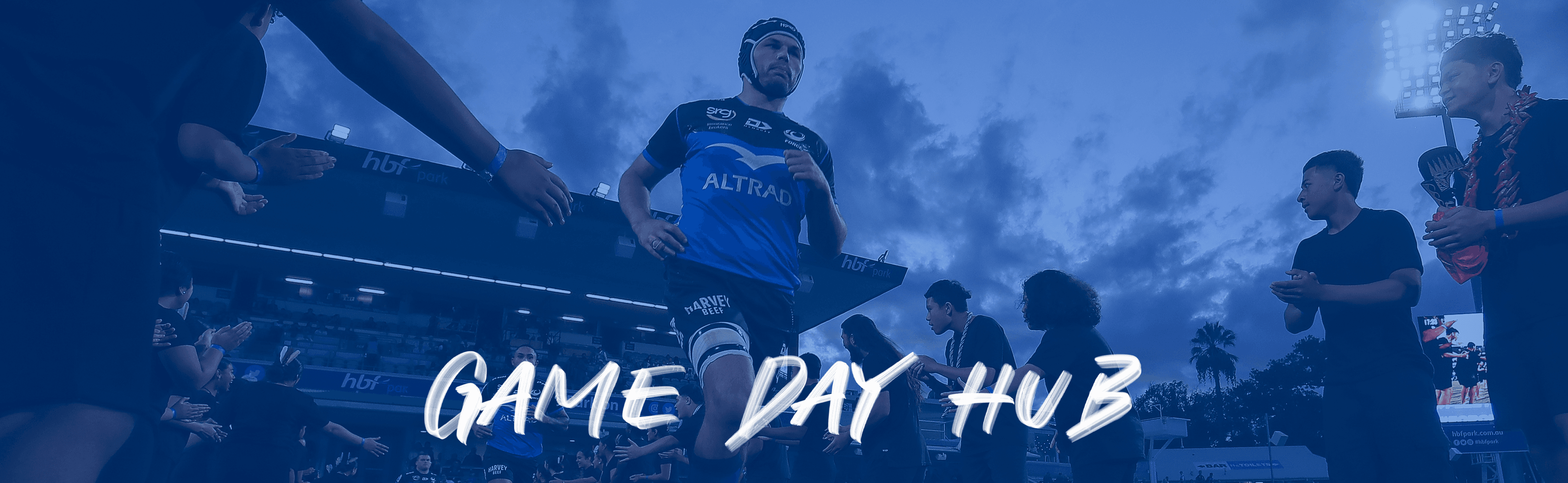 Western Force Game Day Hub Banner