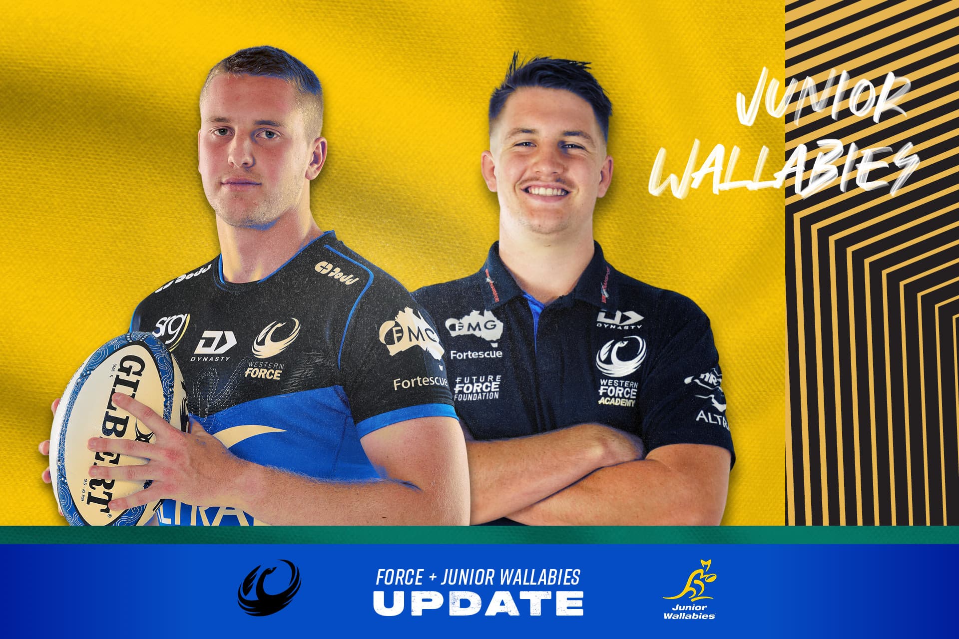 Slack-Smith and Legg named in Junior Wallabies Squad