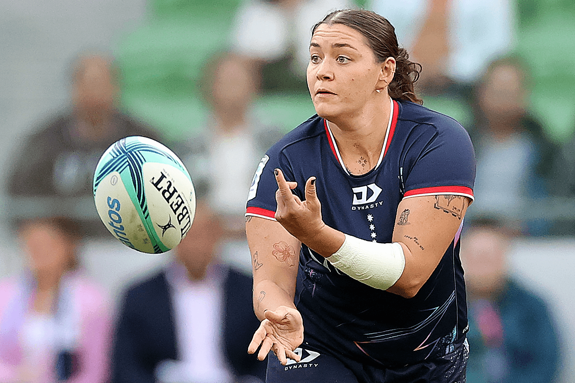 Grace Freeman debuted in the 2024 Super W season for the Melbourne Rebels