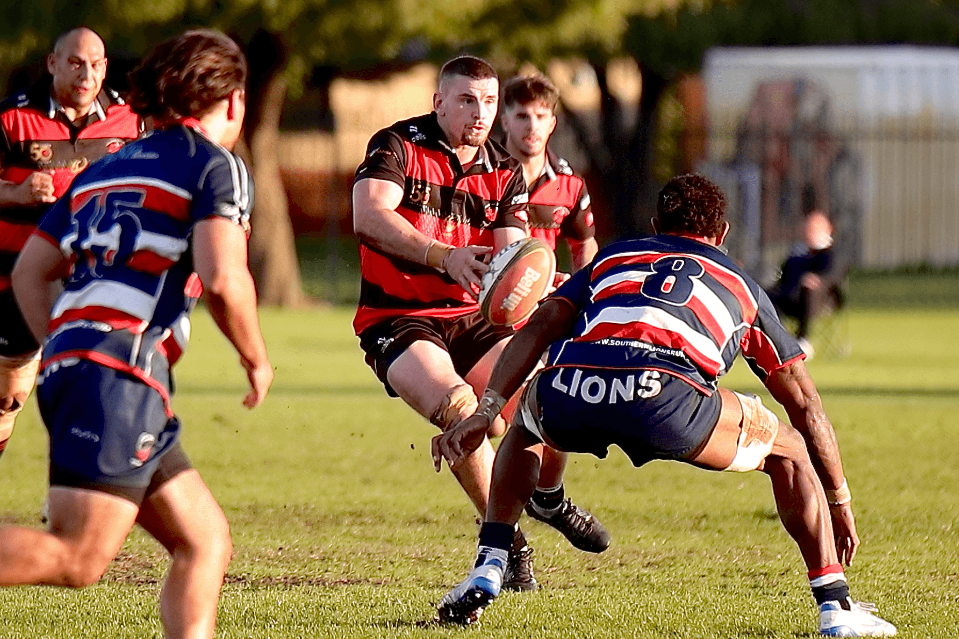 Dane Sawers in action for Kalamunda. Photo credit: MB Photography