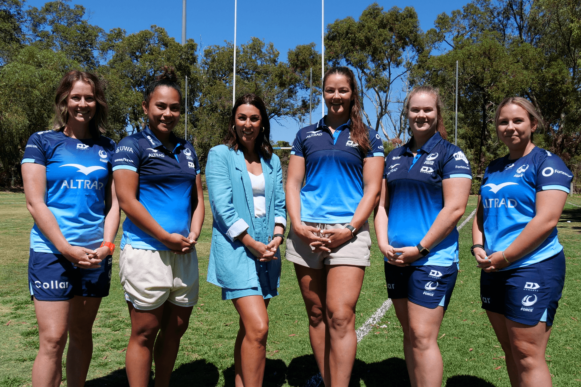 Christal Hewlett, Trilleen Pomare, Monica Beazley, Michaela Leonard, Claudia Bell and Emma Heywood