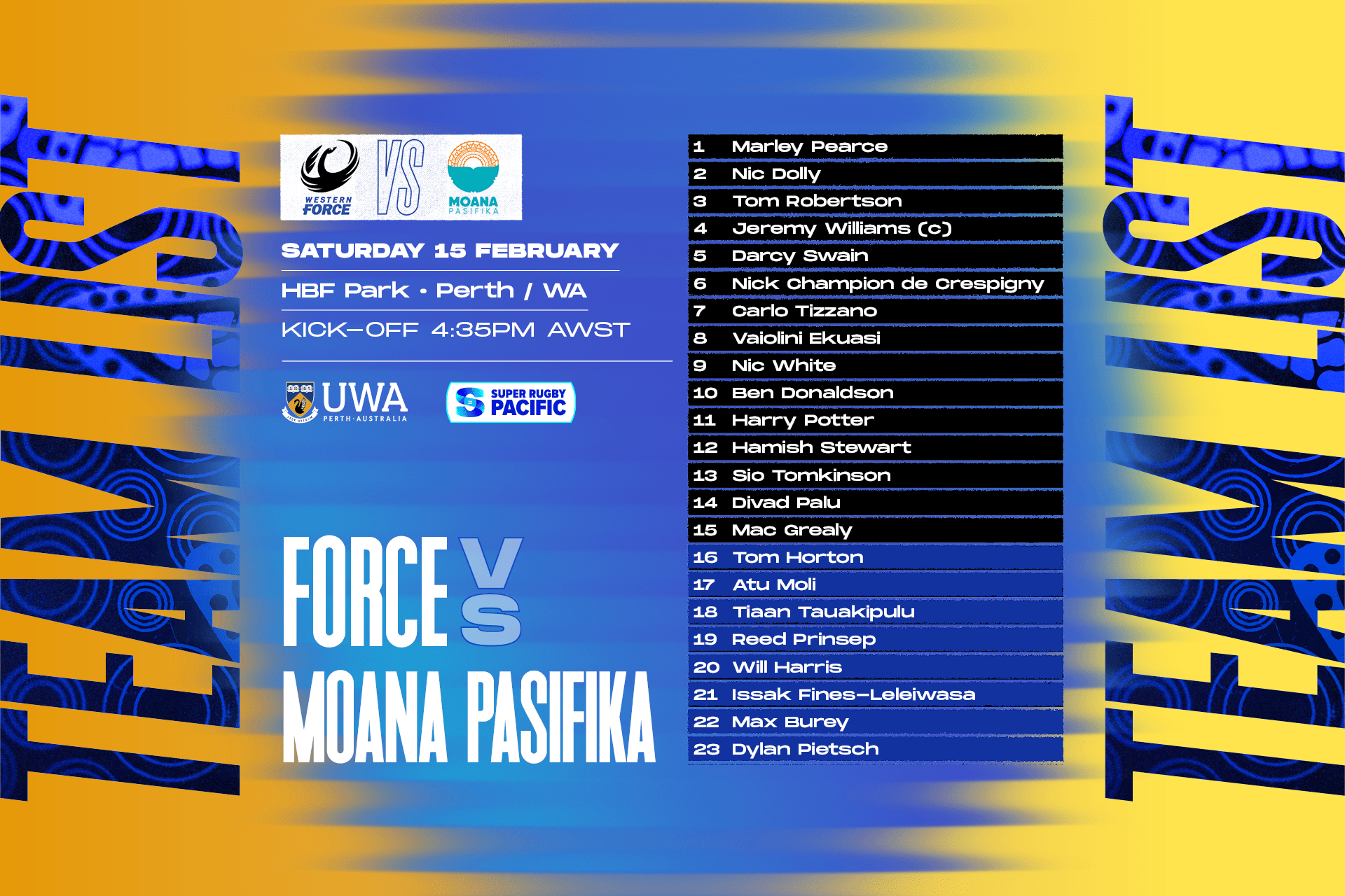 Full 23 v Moana