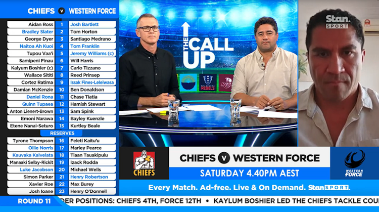 Stan Sport - Chiefs v Western Force team news