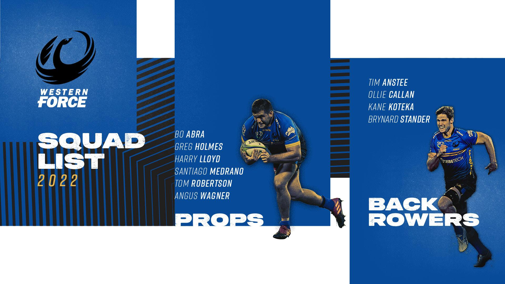 Western Force 2022 Super Rugby Pacific Squad