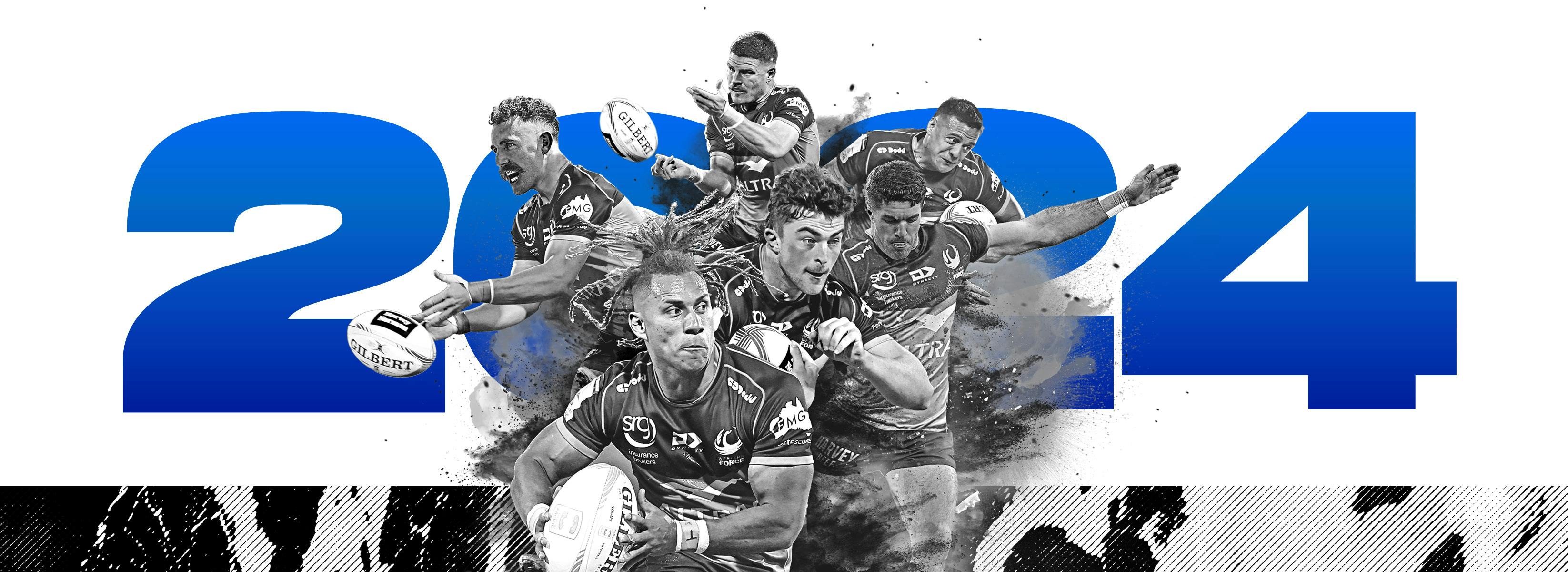 2024 Western Force Squad Banner