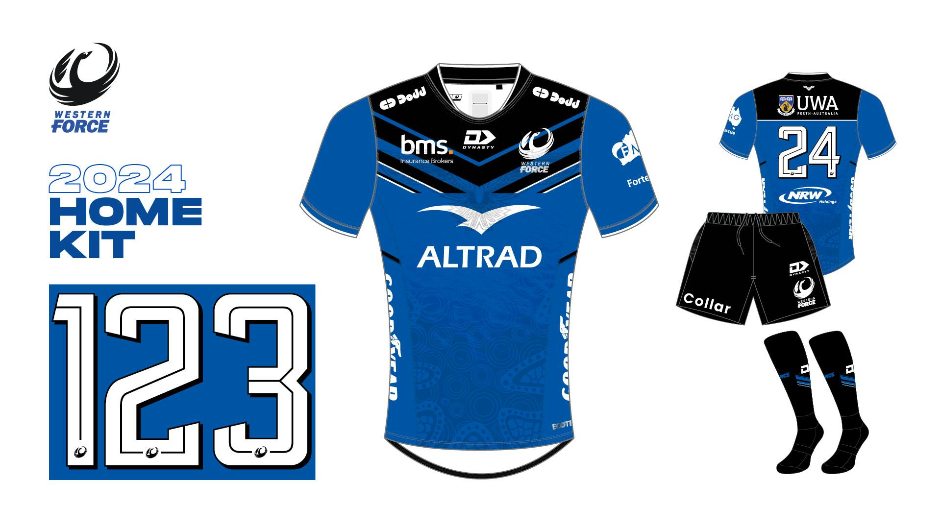 Western Force 2024 home jersey reveal